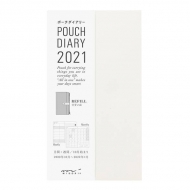 New! Midori Pouch Diary 2021 Refill (Slim)