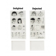 Chibi Maruko-chan Clear Stamp (Delighted / Dejected)