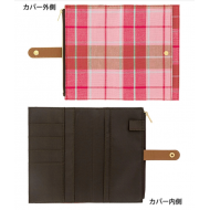 Midori Pouch 2020 Cover Only Pink Tartan