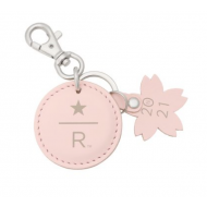 Starbucks Reserve Leather Keychain Pink Sakura 2021