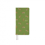 Pre Order! Hobonichi Weeks 2022 Bow & Tie Forest Tiger Weeks Hardcover Book (January Start)